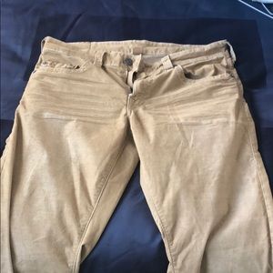 True Religion Khaki Corduroys